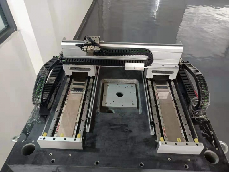 Linear motor marble platform